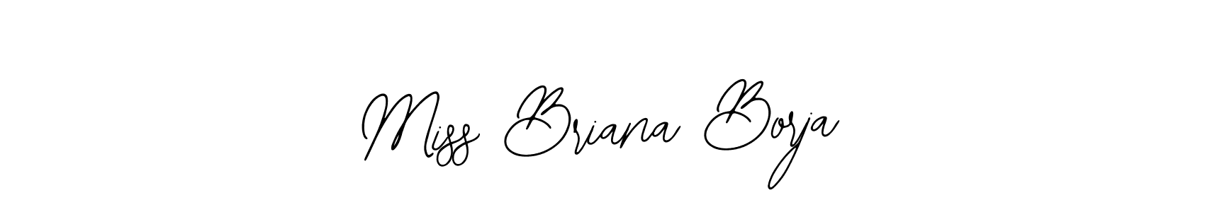 Design your own signature with our free online signature maker. With this signature software, you can create a handwritten (Bearetta-2O07w) signature for name Miss Briana Borja. Miss Briana Borja signature style 12 images and pictures png