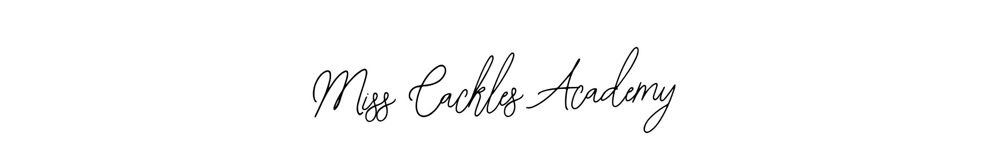 Once you've used our free online signature maker to create your best signature Bearetta-2O07w style, it's time to enjoy all of the benefits that Miss Cackles Academy name signing documents. Miss Cackles Academy signature style 12 images and pictures png