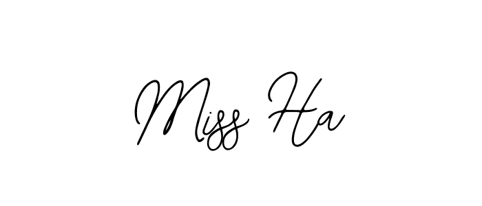 Similarly Bearetta-2O07w is the best handwritten signature design. Signature creator online .You can use it as an online autograph creator for name Miss Ha. Miss Ha signature style 12 images and pictures png