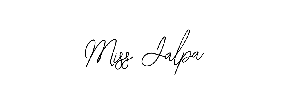 Also we have Miss Jalpa name is the best signature style. Create professional handwritten signature collection using Bearetta-2O07w autograph style. Miss Jalpa signature style 12 images and pictures png