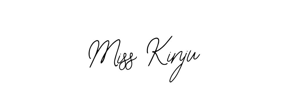 Similarly Bearetta-2O07w is the best handwritten signature design. Signature creator online .You can use it as an online autograph creator for name Miss Kinju. Miss Kinju signature style 12 images and pictures png