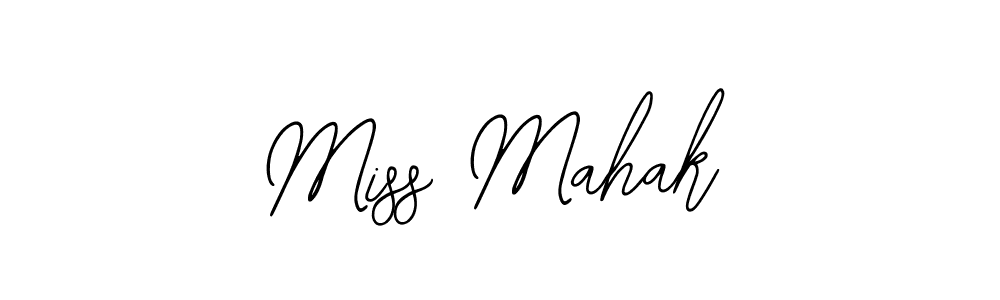 How to make Miss Mahak name signature. Use Bearetta-2O07w style for creating short signs online. This is the latest handwritten sign. Miss Mahak signature style 12 images and pictures png