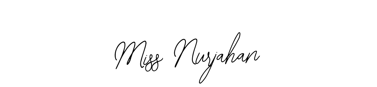 Make a beautiful signature design for name Miss Nurjahan. Use this online signature maker to create a handwritten signature for free. Miss Nurjahan signature style 12 images and pictures png