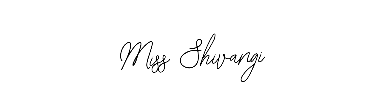 How to make Miss Shivangi name signature. Use Bearetta-2O07w style for creating short signs online. This is the latest handwritten sign. Miss Shivangi signature style 12 images and pictures png