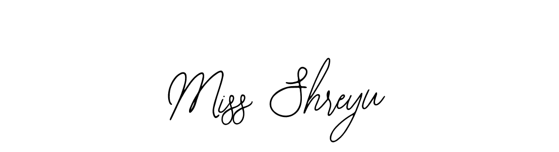 How to make Miss Shreyu signature? Bearetta-2O07w is a professional autograph style. Create handwritten signature for Miss Shreyu name. Miss Shreyu signature style 12 images and pictures png