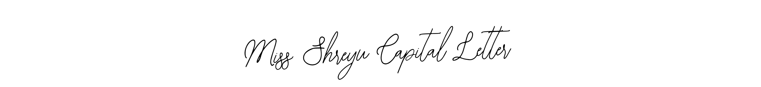 Also You can easily find your signature by using the search form. We will create Miss Shreyu Capital Letter name handwritten signature images for you free of cost using Bearetta-2O07w sign style. Miss Shreyu Capital Letter signature style 12 images and pictures png