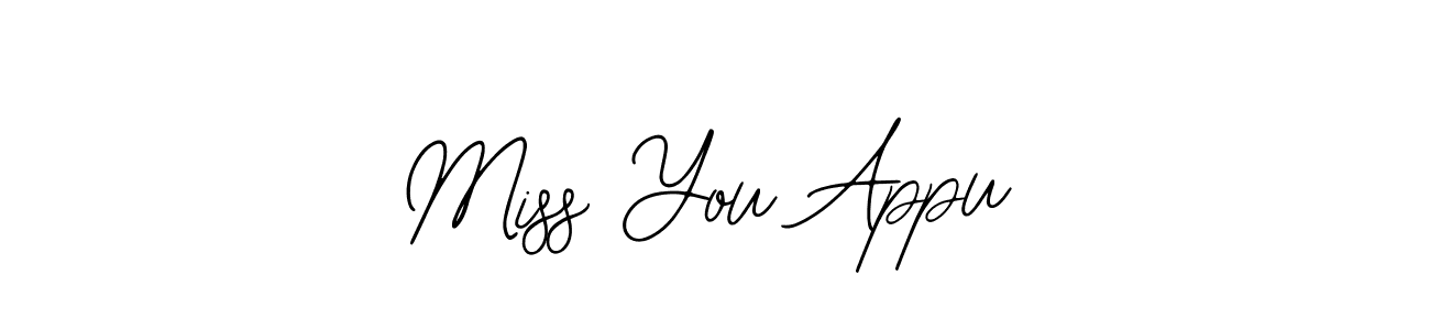 How to make Miss You Appu signature? Bearetta-2O07w is a professional autograph style. Create handwritten signature for Miss You Appu name. Miss You Appu signature style 12 images and pictures png