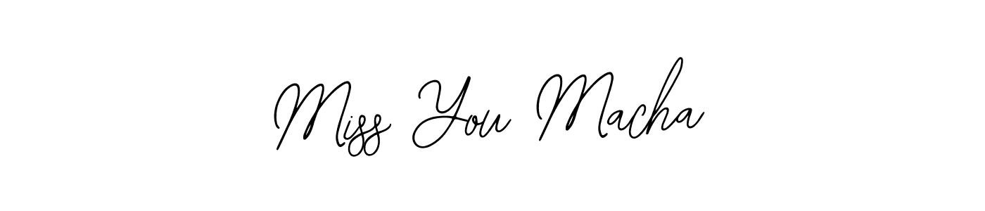 Use a signature maker to create a handwritten signature online. With this signature software, you can design (Bearetta-2O07w) your own signature for name Miss You Macha. Miss You Macha signature style 12 images and pictures png