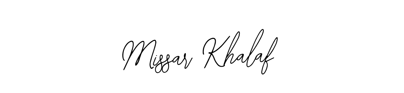 How to Draw Missar Khalaf signature style? Bearetta-2O07w is a latest design signature styles for name Missar Khalaf. Missar Khalaf signature style 12 images and pictures png