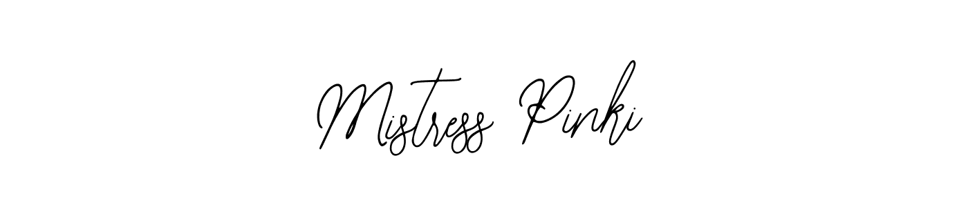 Also we have Mistress Pinki name is the best signature style. Create professional handwritten signature collection using Bearetta-2O07w autograph style. Mistress Pinki signature style 12 images and pictures png