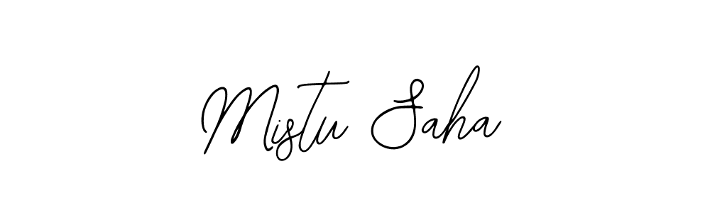 Make a beautiful signature design for name Mistu Saha. With this signature (Bearetta-2O07w) style, you can create a handwritten signature for free. Mistu Saha signature style 12 images and pictures png