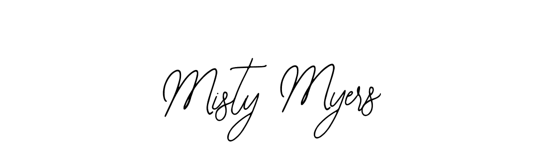 Use a signature maker to create a handwritten signature online. With this signature software, you can design (Bearetta-2O07w) your own signature for name Misty Myers. Misty Myers signature style 12 images and pictures png