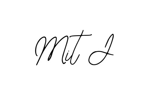 Create a beautiful signature design for name Mit J. With this signature (Bearetta-2O07w) fonts, you can make a handwritten signature for free. Mit J signature style 12 images and pictures png