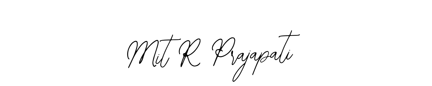 Design your own signature with our free online signature maker. With this signature software, you can create a handwritten (Bearetta-2O07w) signature for name Mit R Prajapati. Mit R Prajapati signature style 12 images and pictures png