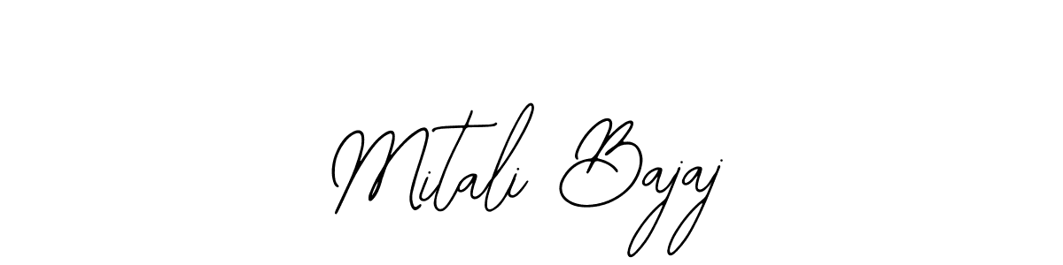 Also You can easily find your signature by using the search form. We will create Mitali Bajaj name handwritten signature images for you free of cost using Bearetta-2O07w sign style. Mitali Bajaj signature style 12 images and pictures png
