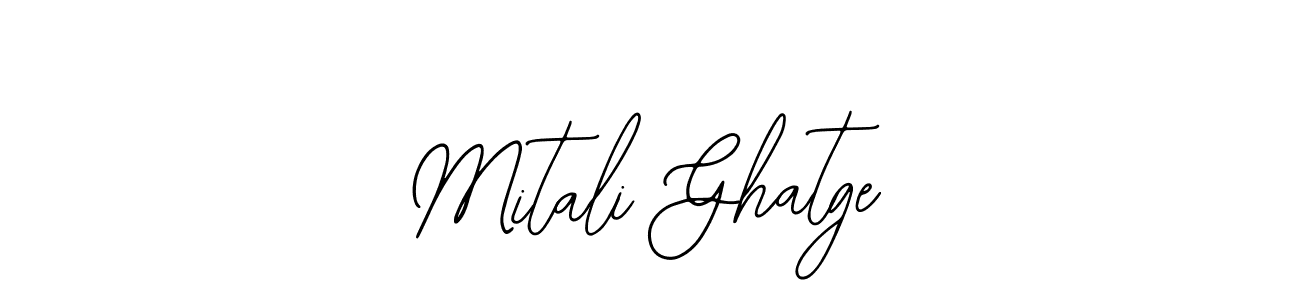 Use a signature maker to create a handwritten signature online. With this signature software, you can design (Bearetta-2O07w) your own signature for name Mitali Ghatge. Mitali Ghatge signature style 12 images and pictures png