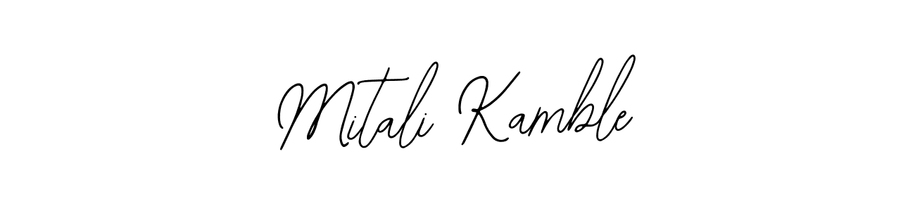 Bearetta-2O07w is a professional signature style that is perfect for those who want to add a touch of class to their signature. It is also a great choice for those who want to make their signature more unique. Get Mitali Kamble name to fancy signature for free. Mitali Kamble signature style 12 images and pictures png