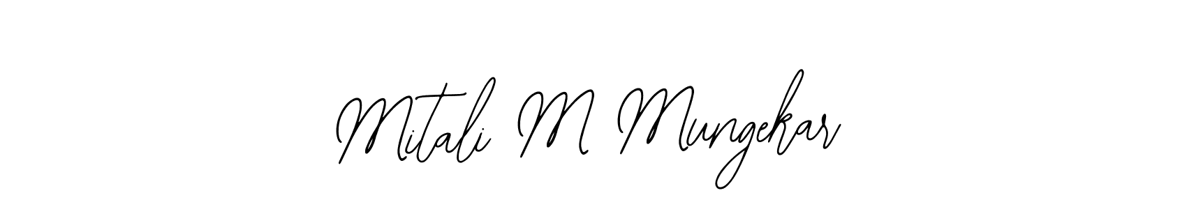 Make a beautiful signature design for name Mitali M Mungekar. With this signature (Bearetta-2O07w) style, you can create a handwritten signature for free. Mitali M Mungekar signature style 12 images and pictures png