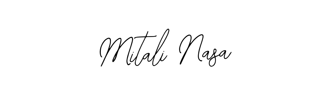 Make a beautiful signature design for name Mitali Nasa. Use this online signature maker to create a handwritten signature for free. Mitali Nasa signature style 12 images and pictures png