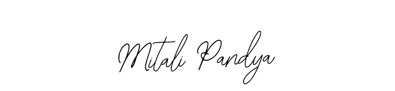 Create a beautiful signature design for name Mitali Pandya. With this signature (Bearetta-2O07w) fonts, you can make a handwritten signature for free. Mitali Pandya signature style 12 images and pictures png