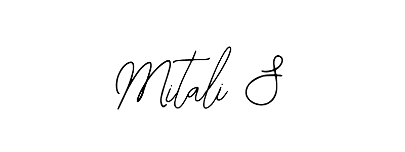 Use a signature maker to create a handwritten signature online. With this signature software, you can design (Bearetta-2O07w) your own signature for name Mitali S. Mitali S signature style 12 images and pictures png