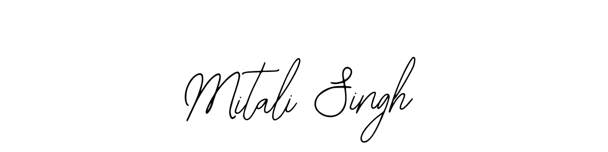 Also You can easily find your signature by using the search form. We will create Mitali Singh name handwritten signature images for you free of cost using Bearetta-2O07w sign style. Mitali Singh signature style 12 images and pictures png