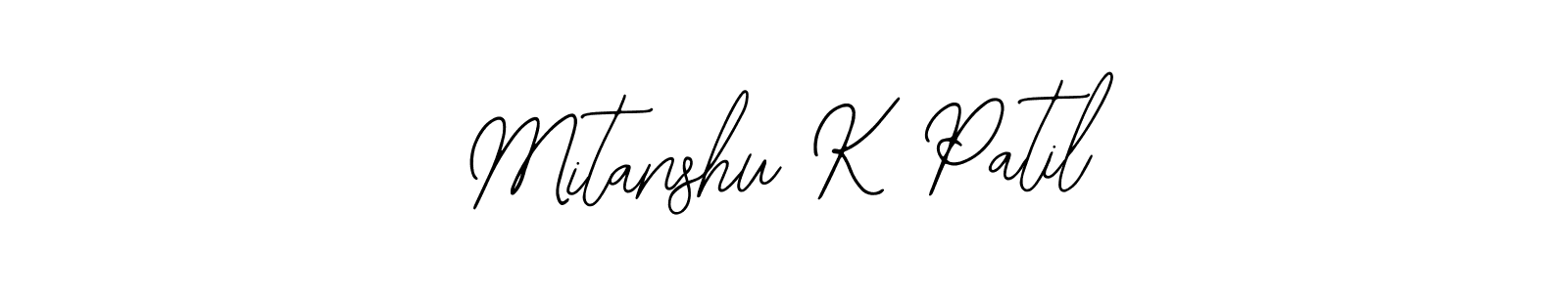 Create a beautiful signature design for name Mitanshu K Patil. With this signature (Bearetta-2O07w) fonts, you can make a handwritten signature for free. Mitanshu K Patil signature style 12 images and pictures png