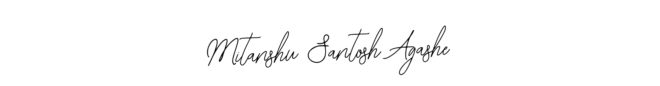 Create a beautiful signature design for name Mitanshu Santosh Agashe. With this signature (Bearetta-2O07w) fonts, you can make a handwritten signature for free. Mitanshu Santosh Agashe signature style 12 images and pictures png