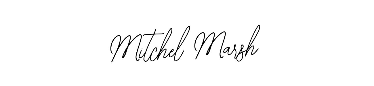 Similarly Bearetta-2O07w is the best handwritten signature design. Signature creator online .You can use it as an online autograph creator for name Mitchel Marsh. Mitchel Marsh signature style 12 images and pictures png