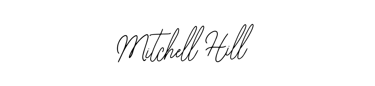 You should practise on your own different ways (Bearetta-2O07w) to write your name (Mitchell Hill) in signature. don't let someone else do it for you. Mitchell Hill signature style 12 images and pictures png