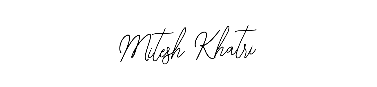 Make a beautiful signature design for name Mitesh Khatri. With this signature (Bearetta-2O07w) style, you can create a handwritten signature for free. Mitesh Khatri signature style 12 images and pictures png