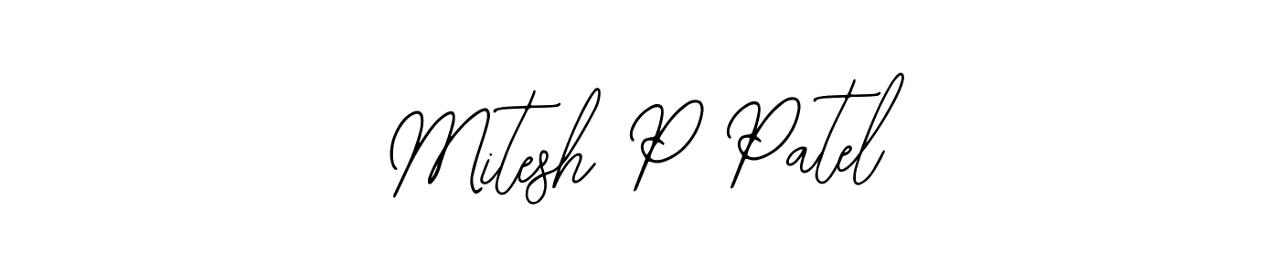 Best and Professional Signature Style for Mitesh P Patel. Bearetta-2O07w Best Signature Style Collection. Mitesh P Patel signature style 12 images and pictures png
