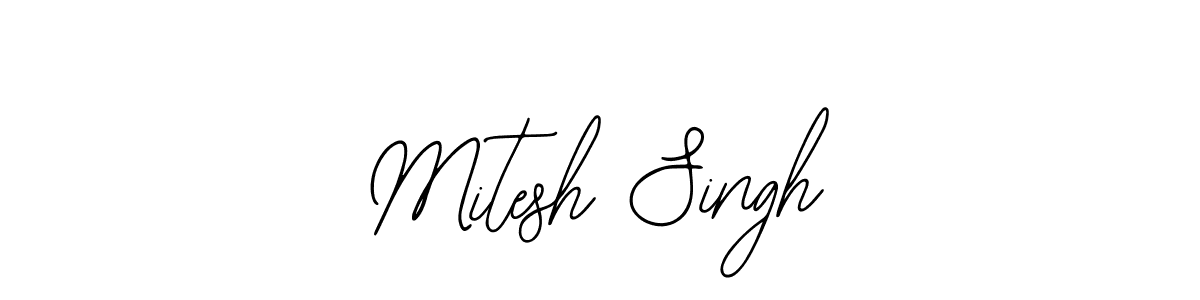 Mitesh Singh stylish signature style. Best Handwritten Sign (Bearetta-2O07w) for my name. Handwritten Signature Collection Ideas for my name Mitesh Singh. Mitesh Singh signature style 12 images and pictures png