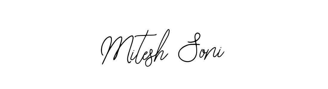 You can use this online signature creator to create a handwritten signature for the name Mitesh Soni. This is the best online autograph maker. Mitesh Soni signature style 12 images and pictures png