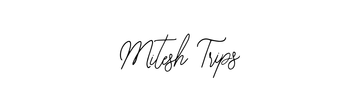 Create a beautiful signature design for name Mitesh Trips. With this signature (Bearetta-2O07w) fonts, you can make a handwritten signature for free. Mitesh Trips signature style 12 images and pictures png