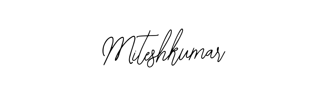 Use a signature maker to create a handwritten signature online. With this signature software, you can design (Bearetta-2O07w) your own signature for name Miteshkumar. Miteshkumar signature style 12 images and pictures png