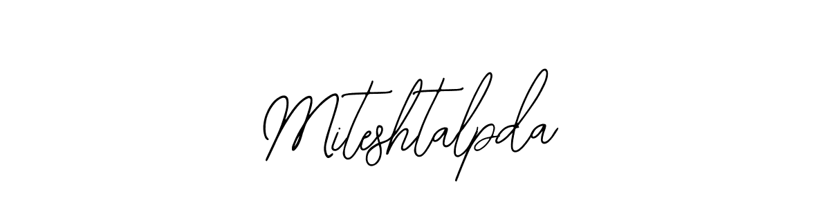 You can use this online signature creator to create a handwritten signature for the name Miteshtalpda. This is the best online autograph maker. Miteshtalpda signature style 12 images and pictures png