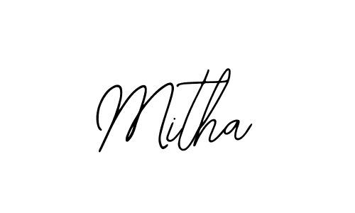 if you are searching for the best signature style for your name Mitha. so please give up your signature search. here we have designed multiple signature styles  using Bearetta-2O07w. Mitha signature style 12 images and pictures png