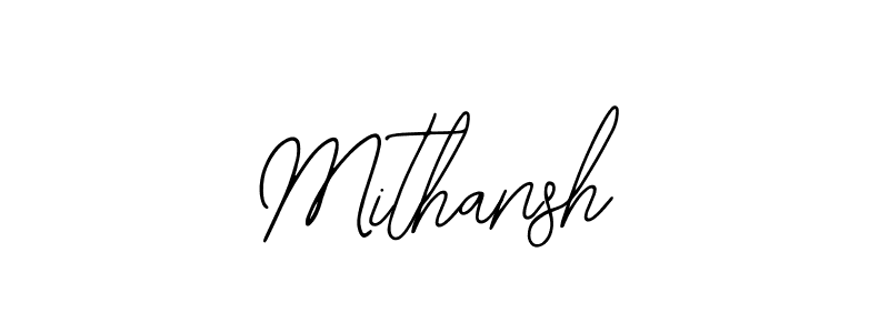 Mithansh stylish signature style. Best Handwritten Sign (Bearetta-2O07w) for my name. Handwritten Signature Collection Ideas for my name Mithansh. Mithansh signature style 12 images and pictures png