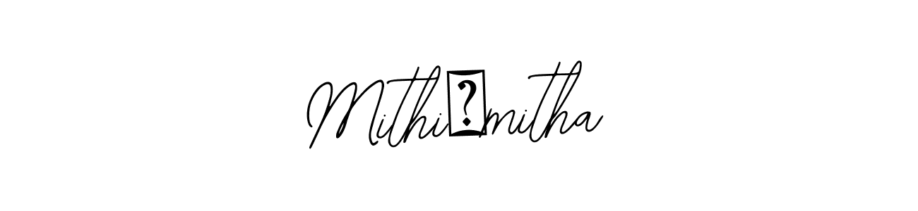 Make a beautiful signature design for name Mithi❤mitha. With this signature (Bearetta-2O07w) style, you can create a handwritten signature for free. Mithi❤mitha signature style 12 images and pictures png