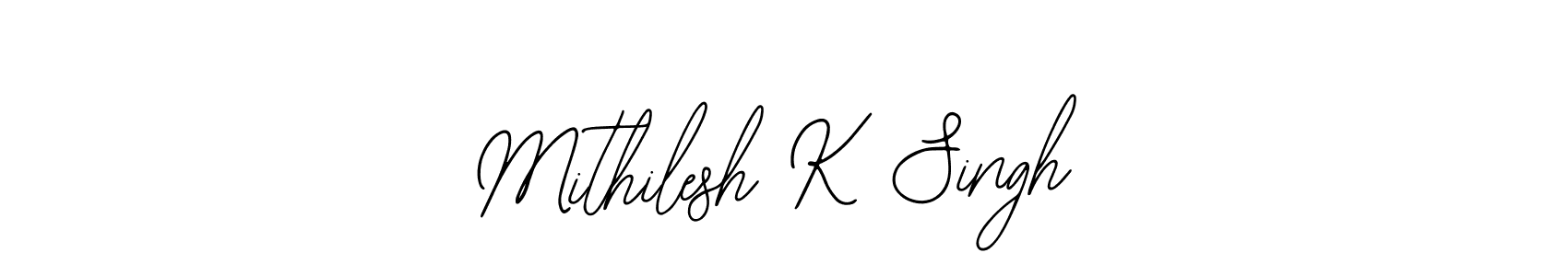 Also You can easily find your signature by using the search form. We will create Mithilesh K Singh name handwritten signature images for you free of cost using Bearetta-2O07w sign style. Mithilesh K Singh signature style 12 images and pictures png