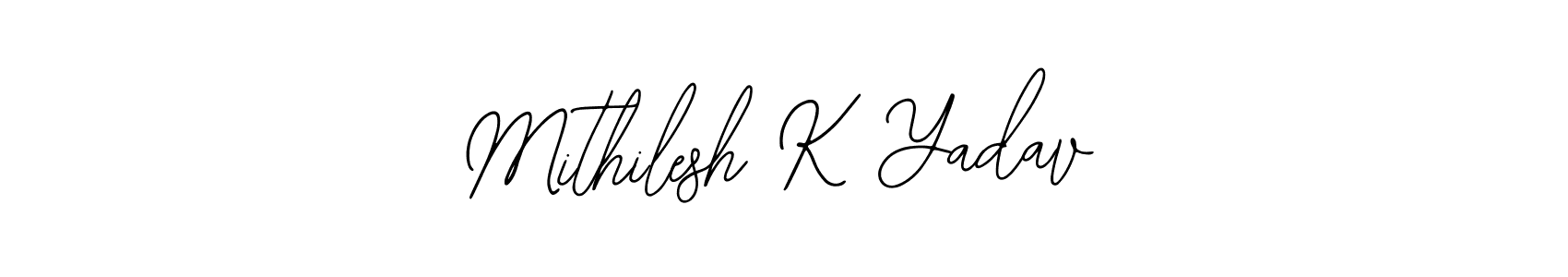 It looks lik you need a new signature style for name Mithilesh K Yadav. Design unique handwritten (Bearetta-2O07w) signature with our free signature maker in just a few clicks. Mithilesh K Yadav signature style 12 images and pictures png