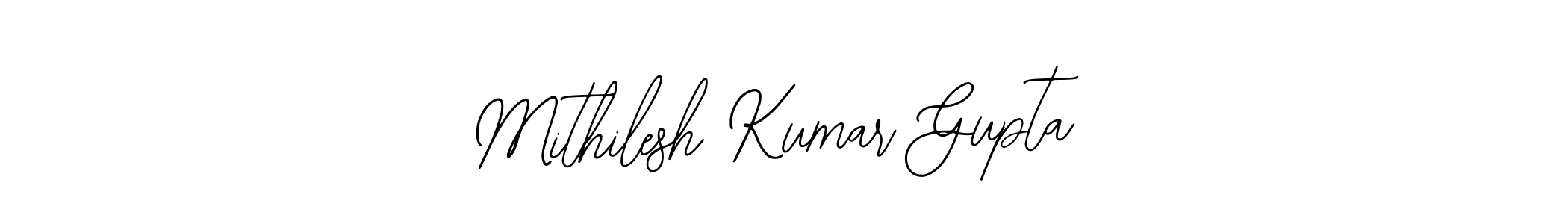 Make a beautiful signature design for name Mithilesh Kumar Gupta. Use this online signature maker to create a handwritten signature for free. Mithilesh Kumar Gupta signature style 12 images and pictures png