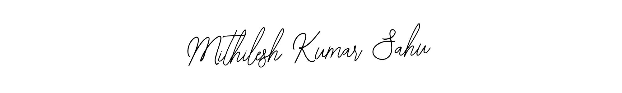 Also we have Mithilesh Kumar Sahu name is the best signature style. Create professional handwritten signature collection using Bearetta-2O07w autograph style. Mithilesh Kumar Sahu signature style 12 images and pictures png