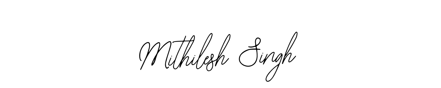 Use a signature maker to create a handwritten signature online. With this signature software, you can design (Bearetta-2O07w) your own signature for name Mithilesh Singh. Mithilesh Singh signature style 12 images and pictures png