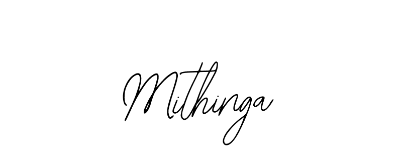 if you are searching for the best signature style for your name Mithinga. so please give up your signature search. here we have designed multiple signature styles  using Bearetta-2O07w. Mithinga signature style 12 images and pictures png