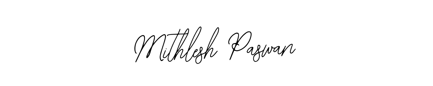 Use a signature maker to create a handwritten signature online. With this signature software, you can design (Bearetta-2O07w) your own signature for name Mithlesh Paswan. Mithlesh Paswan signature style 12 images and pictures png