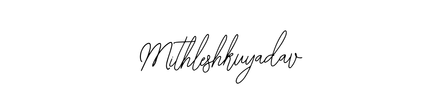 How to make Mithleshkuyadav signature? Bearetta-2O07w is a professional autograph style. Create handwritten signature for Mithleshkuyadav name. Mithleshkuyadav signature style 12 images and pictures png