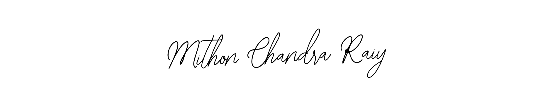 Make a beautiful signature design for name Mithon Chandra Raiy. Use this online signature maker to create a handwritten signature for free. Mithon Chandra Raiy signature style 12 images and pictures png