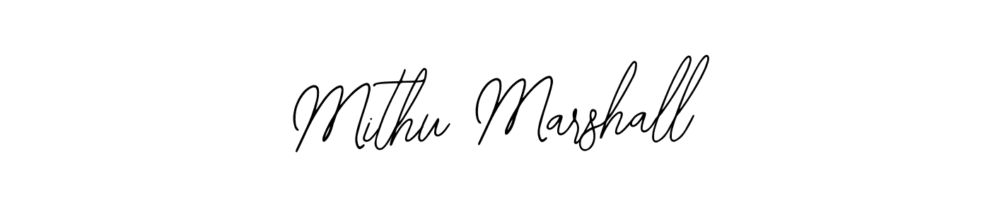 The best way (Bearetta-2O07w) to make a short signature is to pick only two or three words in your name. The name Mithu Marshall include a total of six letters. For converting this name. Mithu Marshall signature style 12 images and pictures png